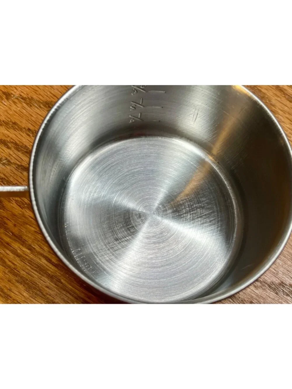 Vintage Revere Ware Copper Bottom Measuring Cup: 1-Cup Stainless Steel